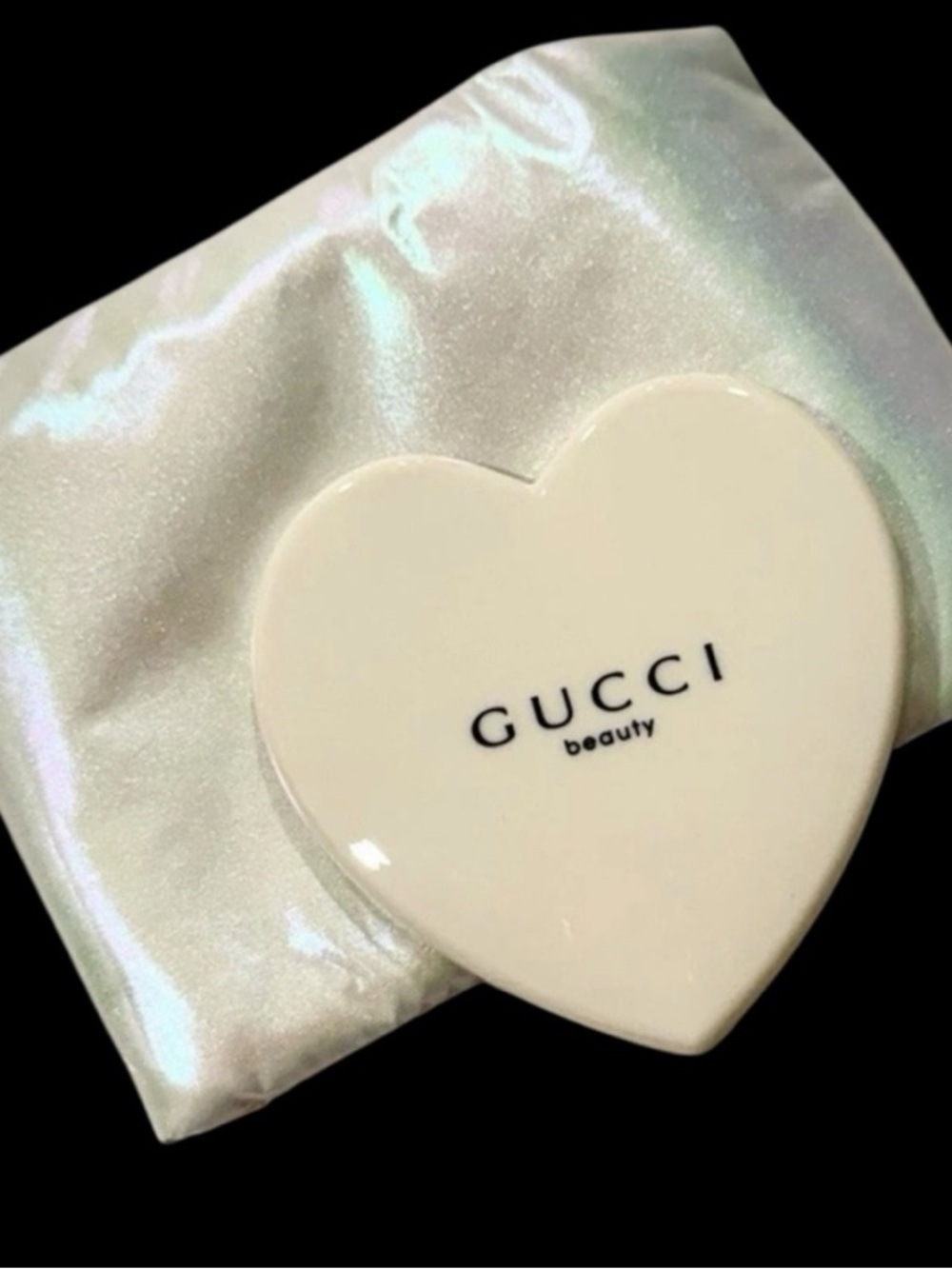 Gucci Heart Mirror in Ivory - NEW, never used